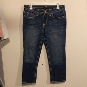Capri length jeans